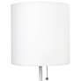 LimeLights 19 1/2" High White Stick Accent Table Lamp with USB Port