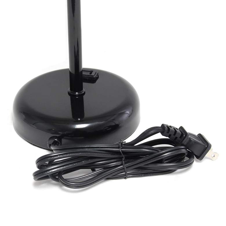 Image 6 LimeLights 19 1/2" Power Outlet Modern Black Table Lamps Set of 2 more views