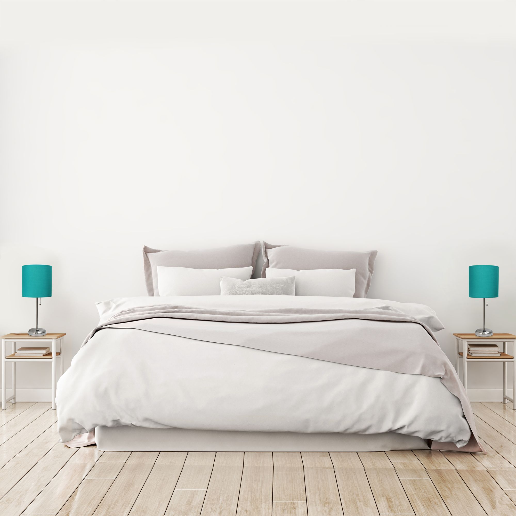 LimeLights 19 1/2" Teal Green Power Outlet Table Lamps Set of 2