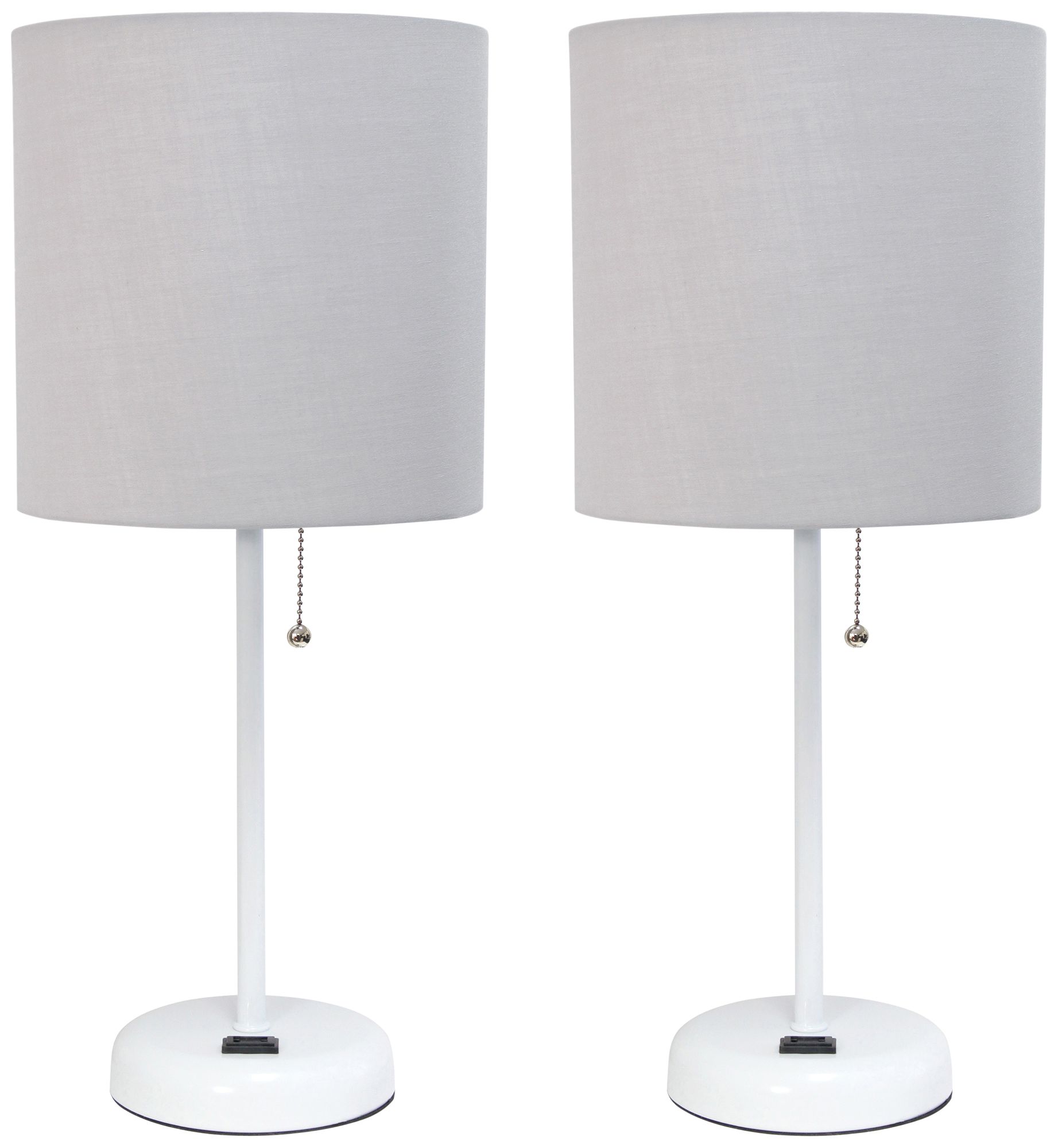 white lamps set of 2