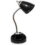 Thumbnail2 of LimeLights Black Adjustable Organizer Desk Lamp with Charging Outlet