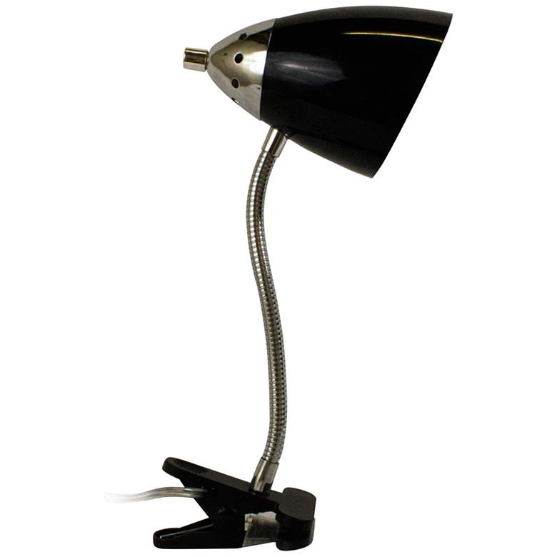 Image 1 LimeLights Black Flexible Gooseneck Clip Light Desk Lamp