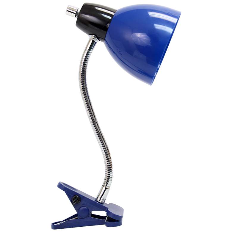 Image 2 LimeLights Blue Adjustable Clip Light Desk Lamp