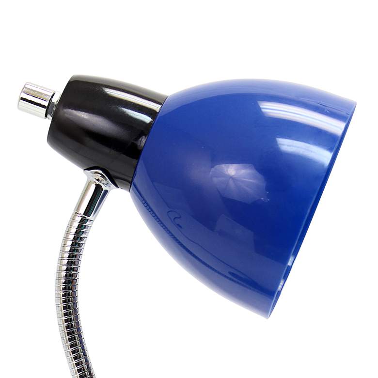 Image 3 LimeLights Blue Adjustable Clip Light Desk Lamp more views