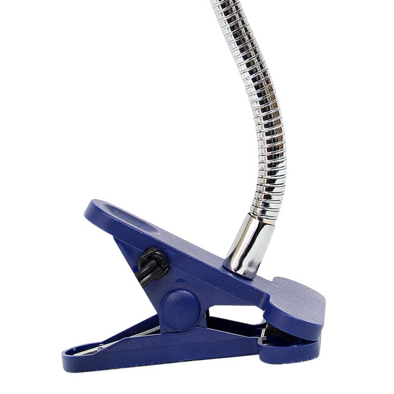 Image 4 LimeLights Blue Adjustable Clip Light Desk Lamp more views