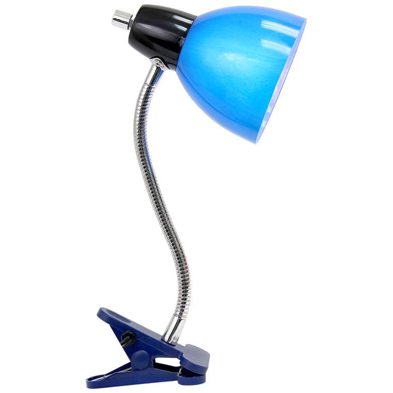 Image 5 LimeLights Blue Adjustable Clip Light Desk Lamp more views