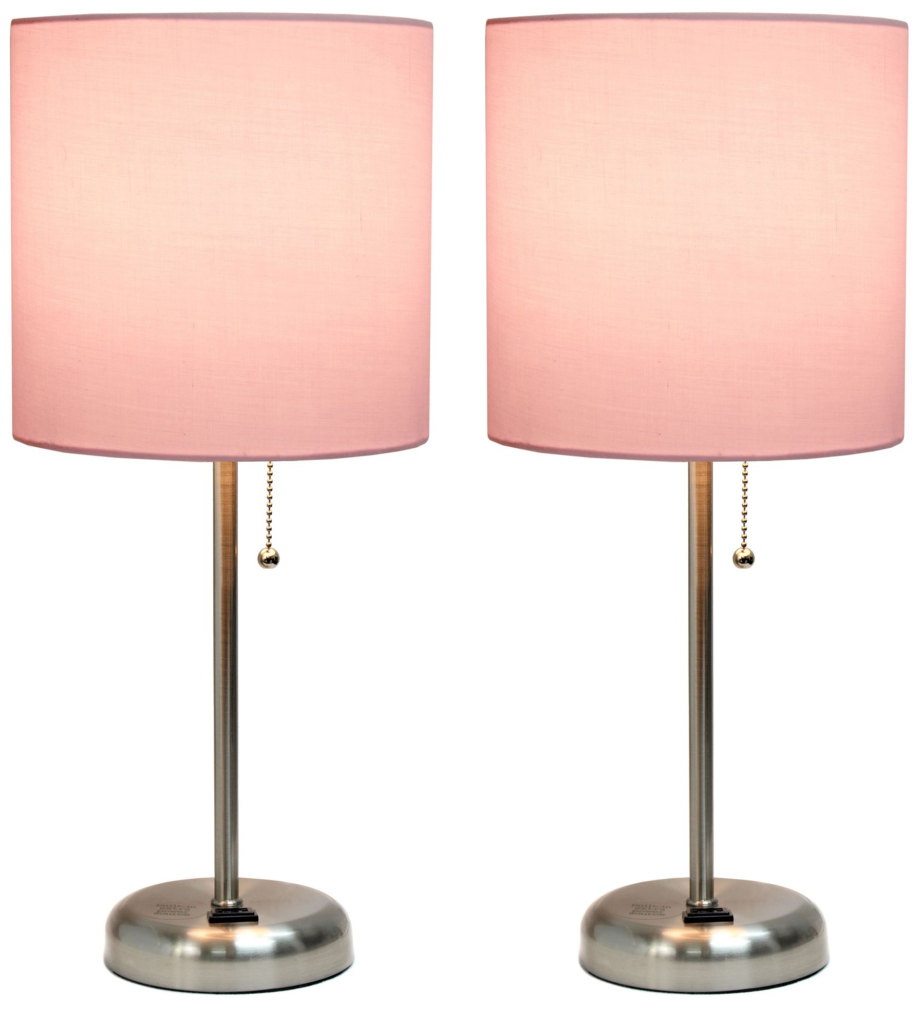 dusky pink floor lamp