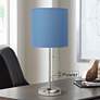 LimeLights Stick Blue Shade 19 1/2" High Accent Table Lamp