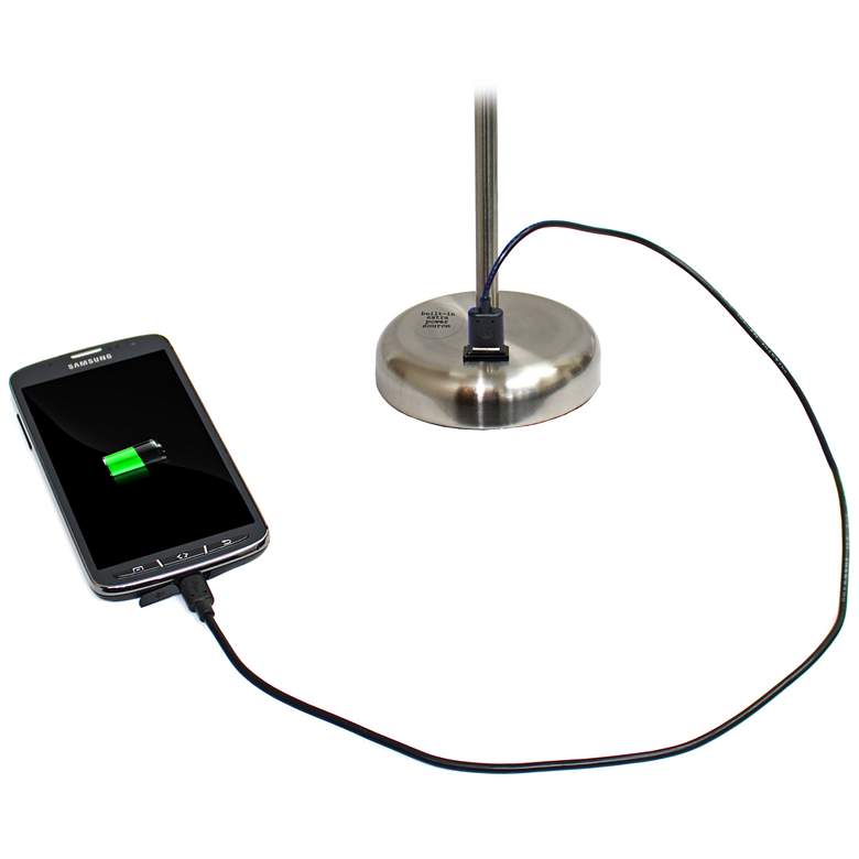Image 3 LimeLights Stick Blue Shade 19 1/2" High Accent Table Lamp more views