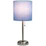 LimeLights Stick Blue Shade 19 1/2" High Accent Table Lamp