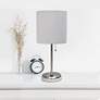 LimeLights Stick Gray Shade 19 1/2" High Accent Table Lamp