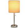 LimeLights Stick Tan Shade 19 1/2" High Accent Table Lamp