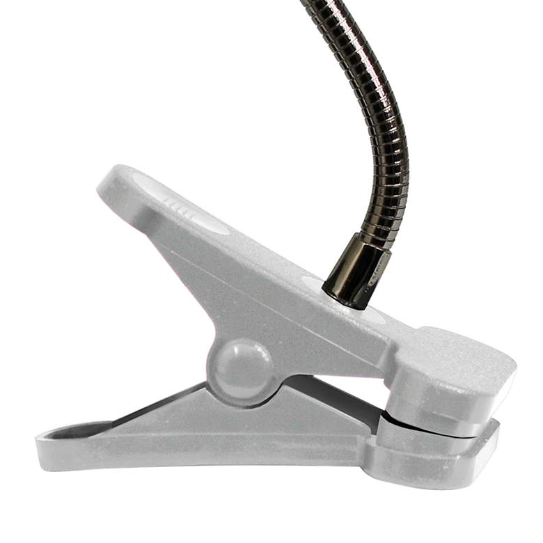 Image 4 LimeLights White Flexible Gooseneck LED Clip Light Desk Lamp more views