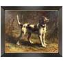 1_Limier Briquet Hound 46"W x 38"H Traditional Framed Art