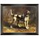 Limier Briquet Hound 46"W x 38"H Traditional Framed Art