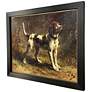 2_Limier Briquet Hound 46"W x 38"H Traditional Framed Art more views