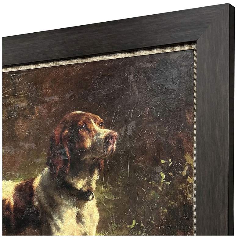 Image 3 Limier Briquet Hound 46"W x 38"H Traditional Framed Art more views