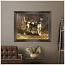 4_Limier Briquet Hound 46"W x 38"H Traditional Framed Art more views