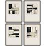 Liminal 17"W x 20"H Framed Wall Art Set of 4