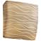 Limoges 8" High Waves Impression Wall Sconce