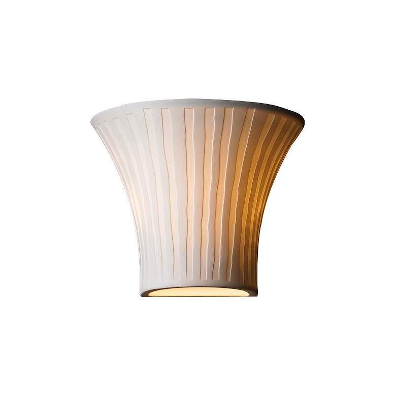 Image 1 Limoges Collection Flared Waterfall 6 3/4 inch High Wall Sconce
