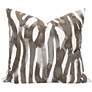 Lina 24" x 24" Watercolor Patterned Down Feather Pillow