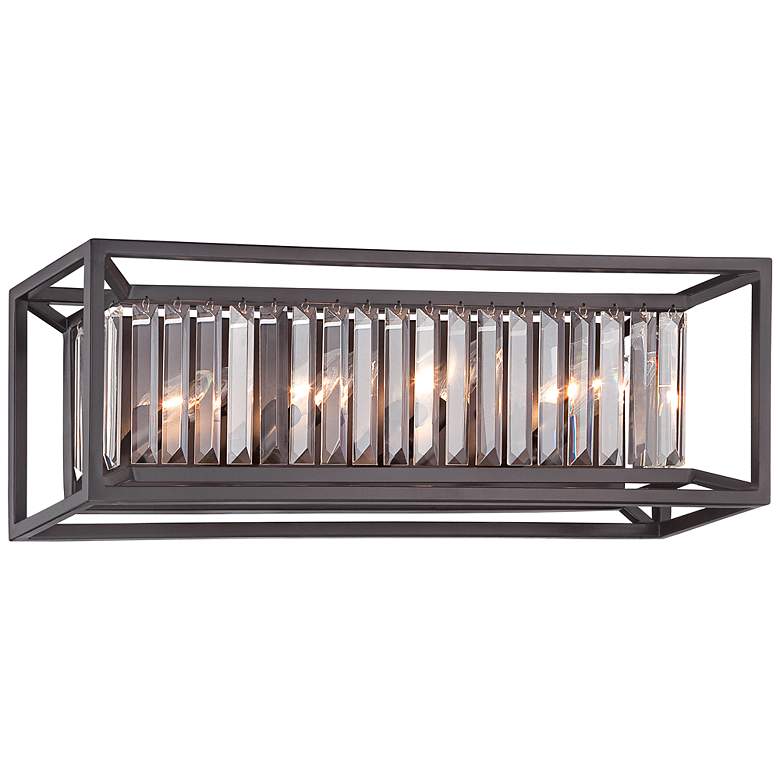 Image 1 Linares 23 3/4" Wide Vintage Bronze Bath Light