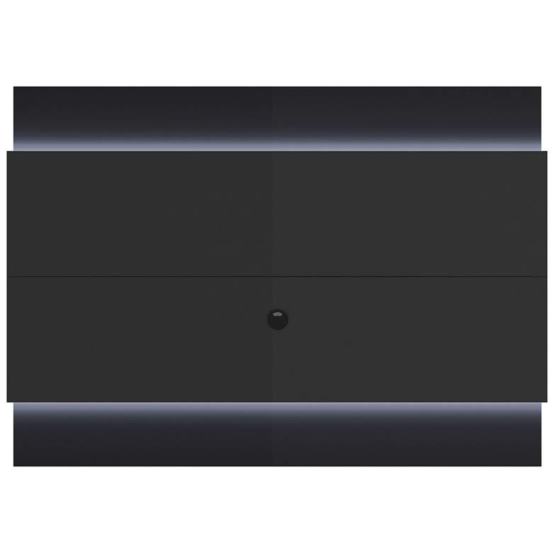 Image 1 Lincoln 1.9 Black Floating Wall TV Panel with LED Lights
