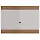 Lincoln 1.9 Off-White Floating Wall TV Panel with LED Lights