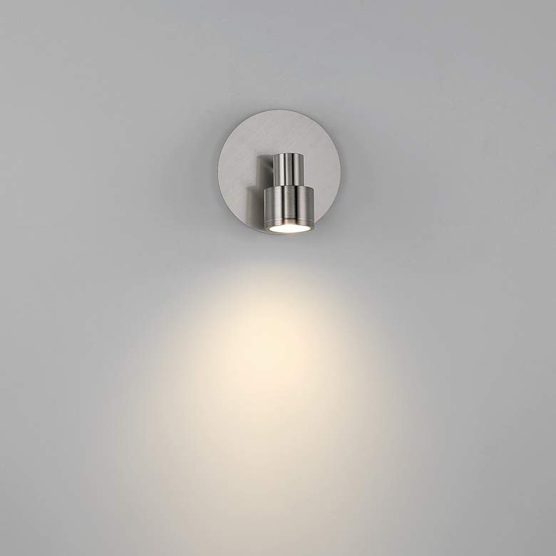 Image 5 Lincoln 1-Light Brushed Steel LED Track Fixture more views