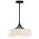 Lincoln 14" Wide Matte Black Pendant Light