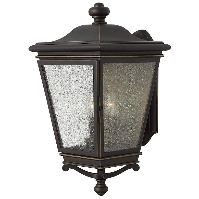 Image 1 Lincoln 19 inch High Oil Rubbed Bronze Outdoor Wall Light