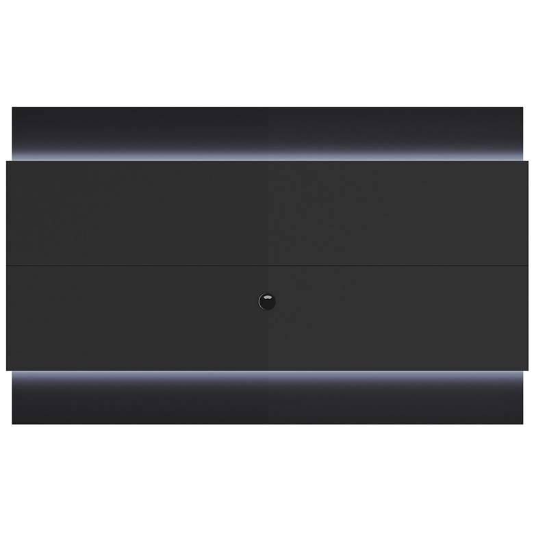 Image 1 Lincoln 2.2 Black Floating Wall TV Panel with LED Lights