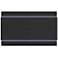 Lincoln 2.2 Black Floating Wall TV Panel with LED Lights