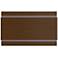 Lincoln 2.2 Nut Brown Floating Wall TV Panel with LED Lights