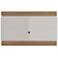 Lincoln 2.2 Off-White Floating Wall TV Panel with LED Lights