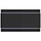 Lincoln 2.4 Black Floating Wall TV Panel with LED Lights