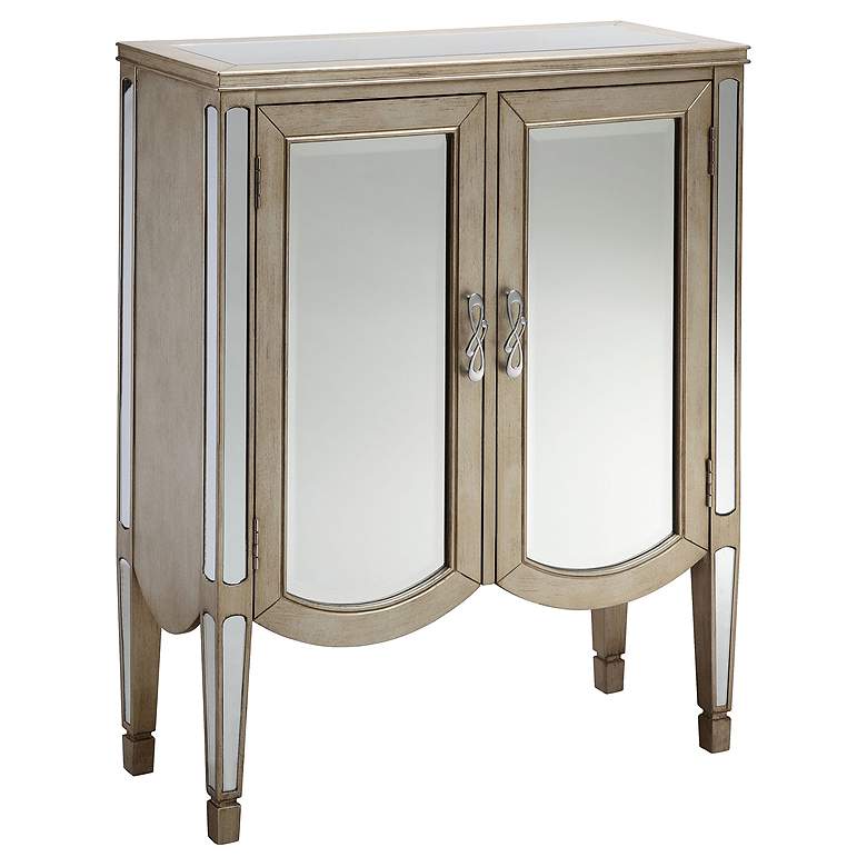 Image 1 Lincoln 2-Door Mirrored Cabinet