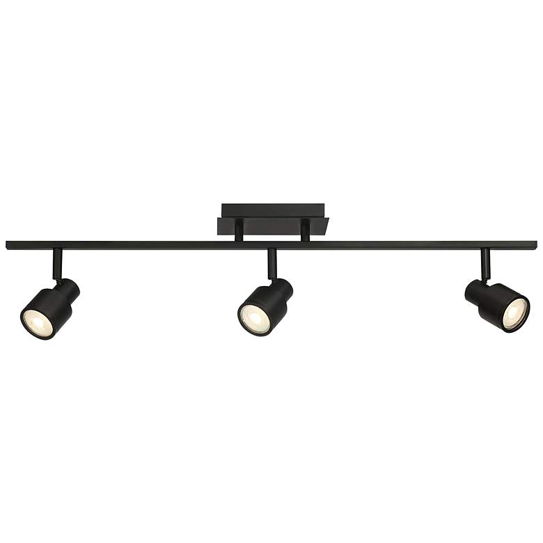 Image 1 Lincoln 3 Light Adjustable LED Track - Matte Black