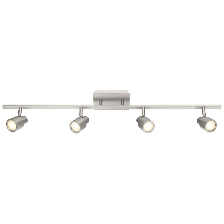 Image 5 Lincoln 4-Light Brushed Steel LED Track Fixture more views