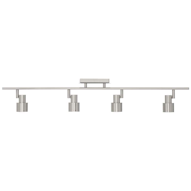 Image 7 Lincoln 4-Light Brushed Steel LED Track Fixture more views