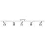 5_Lincoln 5-Light Brushed Steel LED Track Fixture more views