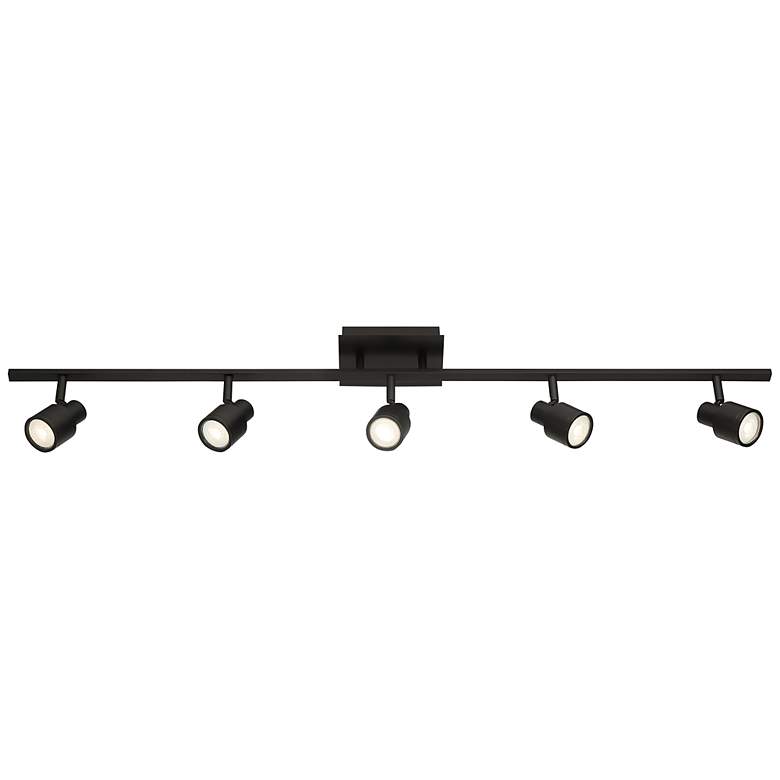 Image 4 Lincoln 5-Light Matte Black Adjustable LED Track Fixture more views