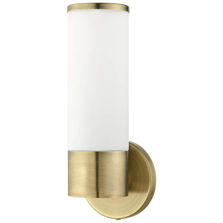 Image 3 Lindale 1 Light Antique Brass ADA Single Sconce more views