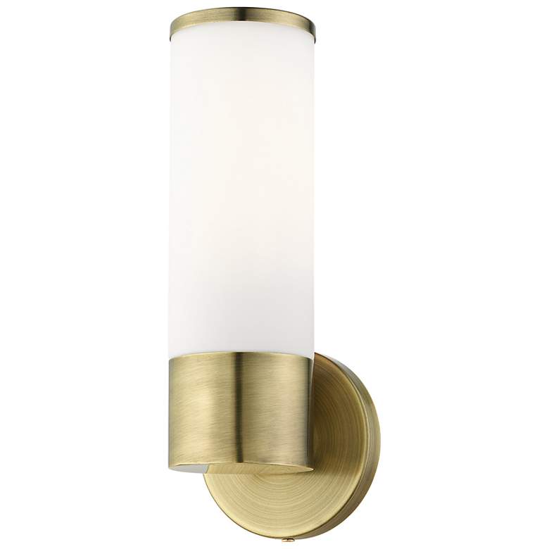Image 5 Lindale 1 Light Antique Brass ADA Single Sconce more views