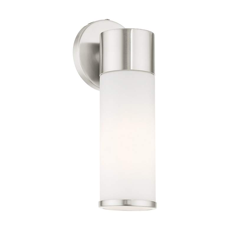 Image 5 Lindale 1 Light Brushed Nickel ADA Vanity Sconce more views