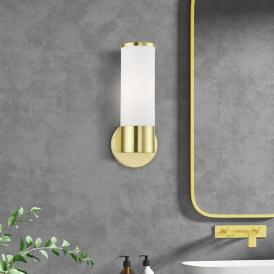 Lindale 1 Light Satin Brass ADA Single Sconce Lindale 1 Light Satin Brass ADA Single Sconce