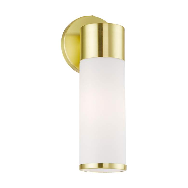 Image 4 Lindale 1 Light Satin Brass ADA Single Sconce more views