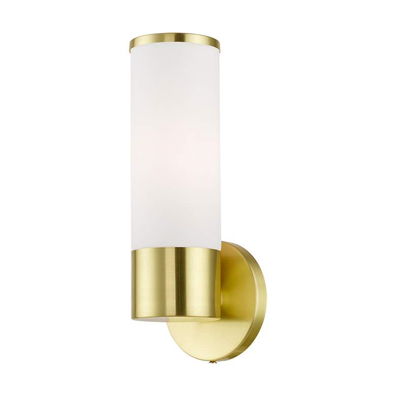Image 5 Lindale 1 Light Satin Brass ADA Single Sconce more views