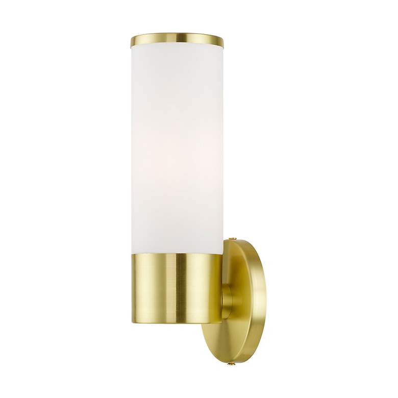 Image 6 Lindale 1 Light Satin Brass ADA Single Sconce more views